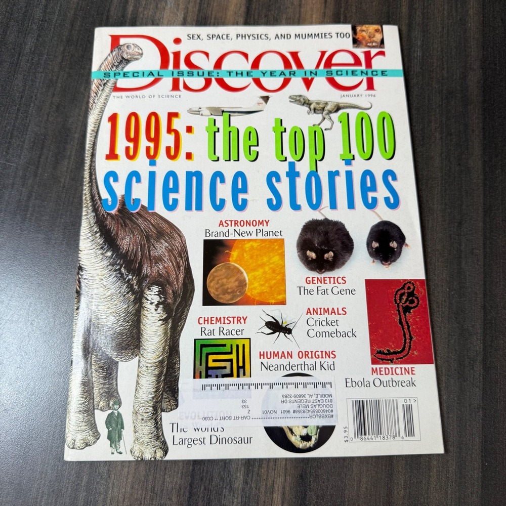 Discover‎ Magazine January 1996 Special Issue 1995 The Top 100 Science Stories